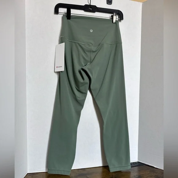 Lululemon Align HR Crop Pant 23” Size 6 Grey Eucalyptus NWT